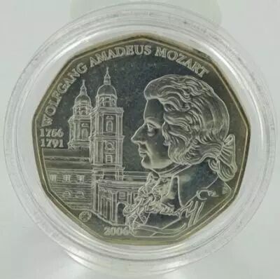 �sterreich 5 Euro - Mozart - 2006 - Silver
