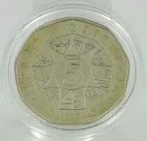 &Ouml;sterreich 5 Euro - Mozart - 2006 - Silver