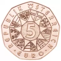 &Ouml;sterreich 5 Euros Copper - Viennese Waltz - 2013