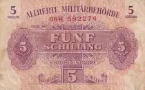 &Ouml;sterreich 5 Schilling - Allied military authorities - 1944 - P.105