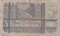 &Ouml;sterreich 5 schillings - H. Br&uuml;cke - Iron Mine - 1927