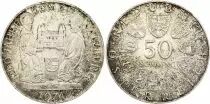 &Ouml;sterreich 50 Schilling - Salzburg Cathedral - 1974