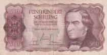 �sterreich 500 Schilling - Josef Ressel - Boat - Serial EL - 1965