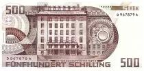 &Ouml;sterreich 500 Schilling - Otto Wagner - 1985 - Serial D - P.151