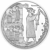 &Ouml;sterreich Hallstatt White Gold - Salt mines - 20 Euros Silver BE 2024