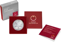 &Ouml;sterreich Hallstatt White Gold - Salt mines - 20 Euros Silver BE 2024