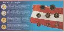 &Ouml;sterreich Proof set 8 coins in euros - 2002