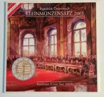 �sterreich Proof set 8 coins in euros - 2005
