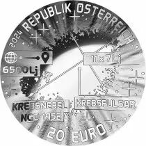 &Ouml;sterreich Supernova - 20 EUROS SILVER AUSTRIA 2023