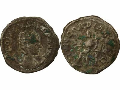 Otacilia Severa - Antoninianus, Seated Concordia - 247 Rome