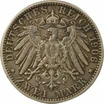 Otto I - 2 Silver Mark - 1906 D Munich