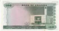 Ouganda 100 Shillings - Grue couronnée - ND (1966) - Série A.8 - P.5