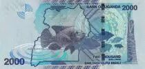 Ouganda 2000 Shillings - Mer - Poissons - 2021 - Série DV - P.NEW