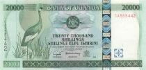 Ouganda 20000 Shillings - Grue - 2005 - P.46