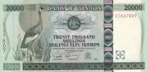Ouganda 20000 Shillings - Oiseau - Armoiries - Monument - 2009 - P.NEUF - P.46d