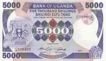 Ouganda 5000 Shillings - 1985 - P.24a