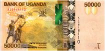 Ouganda 50000 Shillings Défilé - Gorilles - 2013