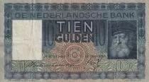Paesi Bassi 10 Gulden - Old man - 31-05-1935 - Serial GO - F to VF - P.49
