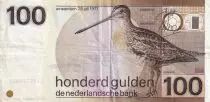 Paesi Bassi 100 Gulden - Great Snipe - 1977 - VF - P.97