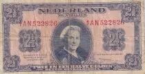 Paesi Bassi 2.5 Gulden - Queen Wilhelmine - 1945 - F - P.71