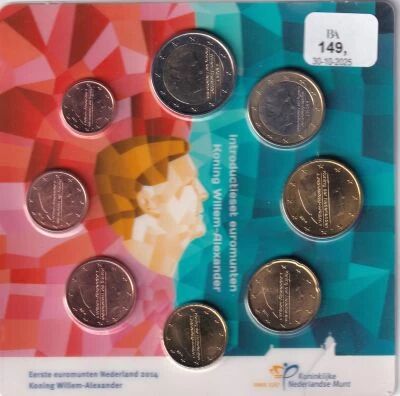 Paesi Bassi BU Set - 1 cent to 2 euros - 2014