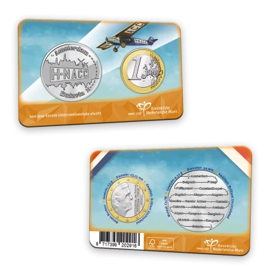 Paesi Bassi Tutankhamun - Coincard 1 euro 2023