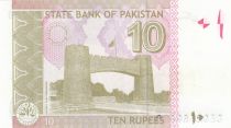 Pakistan 10 Rupees M. Ali Jinnah - Gate of Peshawar - 2023 - Serial CEQ