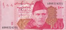 Pakistan 100 Rupees - M. Ali Jinnah - 2021 - Serial ABN - P.NEW