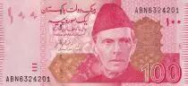 Pakistan 100 Rupees - M. Ali Jinnah - 2021 - Serial ABN - P.NEW
