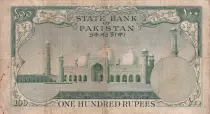 Pakistan 100 Rupees - M. Ali Jinnah - Mosque - 1957 - P.18 a