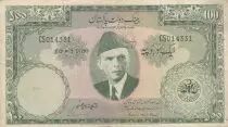 Pakistan 100 Rupees - M. Ali Jinnah - Mosque - 1957 - P.18 a