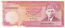 Pakistan 100 Rupees - M. Ali Jinnah - Peshawar - 1986 - Série NAE