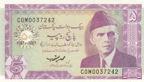 Pakistan 5 Rupee 1997 - M. Ali Jinnah - Ancient Tomb