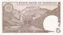 Pakistan 5 Rupees - M. Ali Jinnah - 1999 - Serial CBB - P.38