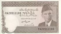 Pakist&aacute;n 5 Rupias M. Ali Jinnah - T&uacute;nel - 1976