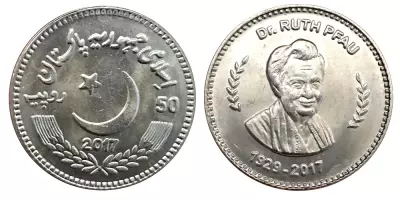 Pakistan 50 Rupees - Ruth Katherina Martha Pfau - 2017