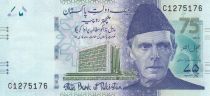 Pakistan 75 Rupees -  M. Ali Jinnah - Mohtarma Fatima Jinnah - 2023 - Serial C