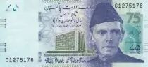 Pakistan 75 Rupees - M. Ali Jinnah - Mohtarma Fatima Jinnah - 2023 Série C