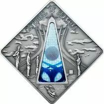 Palau 10 Dollars 2012 - La Cath&eacute;drale de Brasilia