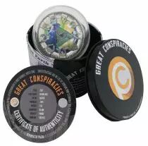 Palau New World Order - 2 Onces Argent COULEUR Palau 2021