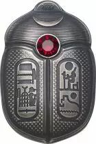 Palau Scarabée Ramsès II - 1 Once Argent Palau 2022 - pièce de forme