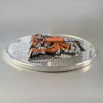 Palau Tigre du Bengal - Beloved Building Blocks - 5 Onces Argent Couleur Palau 2022