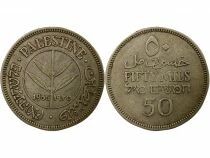 Palestinian Territories 50 Silver Mils, British Mandate - 1935 Londres