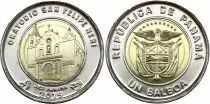 Panama 1 Balboa San Felipe Neri church - 2019 Bimetal