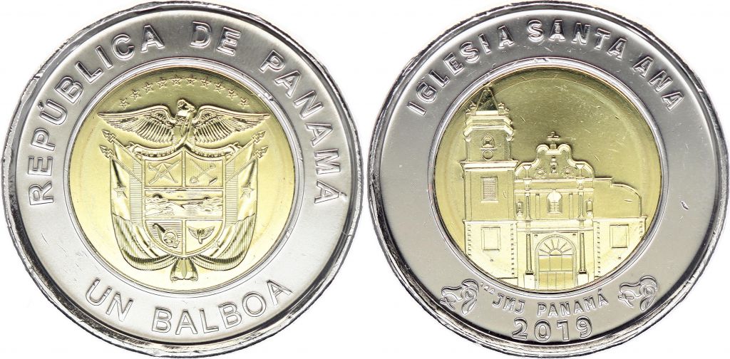 Excellent Coin Bin #340 2019 PANAMA BALBOA 