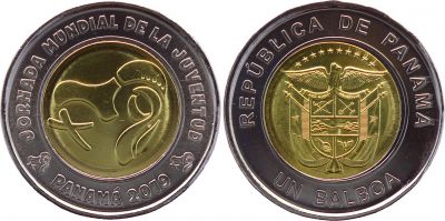 Comm Centenary Red Croos Panama 1919-2019 Panama Coins 1 Balboa 2018 