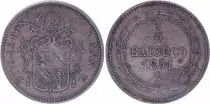 Papal States 1/2 Baiocco  - Pivs IX - 1851 B V