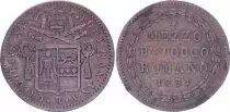 Papal States Mezzo Baiocco  - Grégoire XVI - 1831 R I