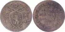Papal States Mezzo Baiocco - Pivs VIII 1829 R