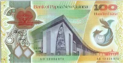 Papouasie-Nouvelle-Guin�e 100 Kina Parlement - Evolution �conomie - Polymer - 2012